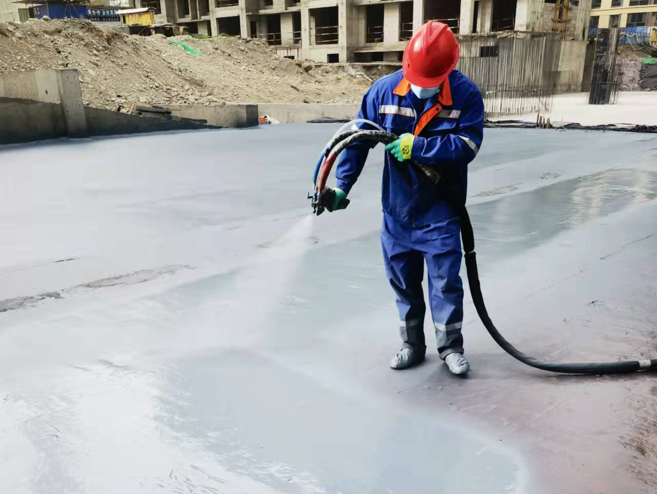 聚脲噴涂地坪施工